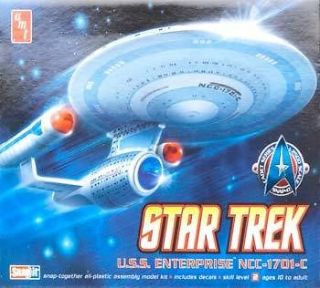 NEW AMT 1/2500 Star Trek USS Enterprise NCC 1701 C SnapIt Model Kit 