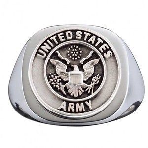 franklin mint u s army sterling silver ring size 8