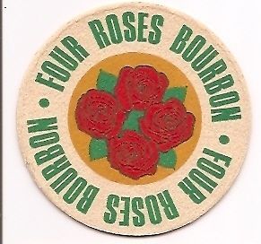 beer coaster four roses bourbon rose b3624 from canada time