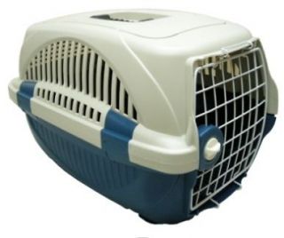3pk) Blue Pet Carrier for your cat, small dog, guinea pig, rabbits 