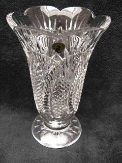 WATERFORD CRYSTAL SEAHORSE 25cm 10 VASE BRAND NEW UNBOXED FIRST GRADE 