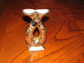 Newly listed 1950s Savoy China Weeping 24 Karat Gold Vase