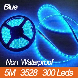 Nice Cool Blue 3528 5M 300 Leds SMD Flexible Strip Strings Lights 