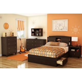   Headboard Bedroom 6 pc Furniture Set Nightstands Dresser Chest