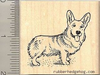 pembroke welsh corgi dog rubber stamp g9407 wm  13 95 buy 