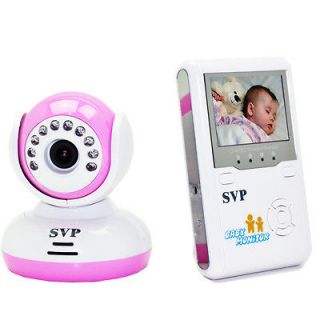   Pink 2.4 Digital Baby Monitor~IR Night Vision~2 Way Talk~2.4GHz