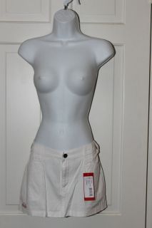 NIKITA CLOTHING CHRISTEL WHITE BYPASS MINI SKIRT D521510 NWT FOR GIRLS 