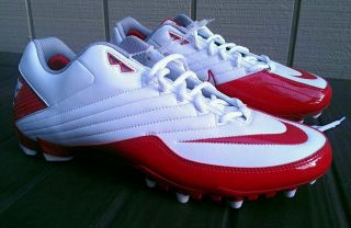   Mens Nike Air Speed TD Low Red White Football molded Cleats Zoom $90