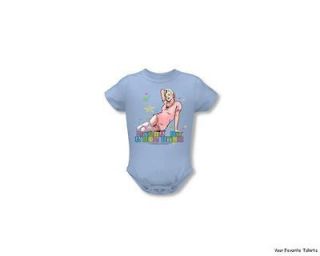 Officially Licensed Marilyn Monroe Big Star Snap Suit Infant Creeper 6 