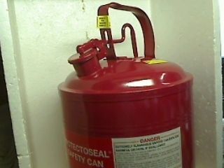 Protectoseal Safety Gas Can 5 Gallon Red Metal 4615C CAN ONLY