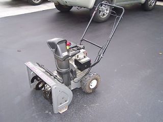 craftsman 22 in 5 hp snow blower nice time left