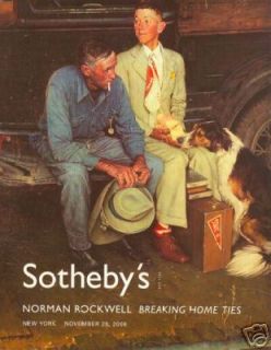 sotheby s cat norman rockwell breaking home ties hb from