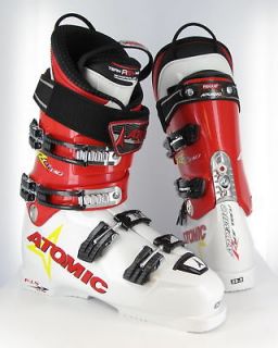2010 atomic rt ti 130 white red ski boots 28