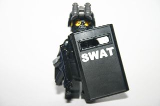 Lego Custom Swat Police MP5 Riot Shield Minifigure Army Builder Modern 