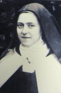 st therese portrait plaque with stand 4 x 6 time