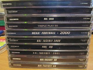 lot of 10 playstation ps1 games sports and more time