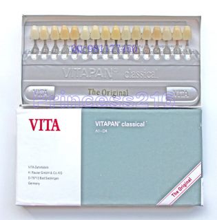 2X VITA porcelain teeth denture oral dental 16 color shade guide