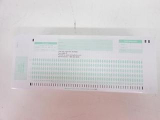   Compatible with Scantron 881 E 50 Question OCR OMR Test Form 500 Pack