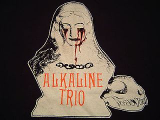 Vintage ALKALINE TRIO T Shirt Size L/Blood Crying Virgin Mary/UNWORN 