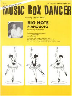 SaLE* MUSIC BOX DANCER FRANK MILLS BIG NOTE VERSION for PIANO SONG 