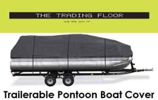 trailerable pontoon boat cover 25 28  94