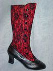 victorian style lace granny boots vinyl 2 colors 6 12 expedited 