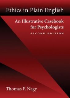   Casebook for Psychologists by Thomas F. Nagy 2005, Paperback