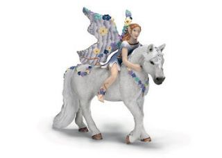 Oleana Elf on Foal Schleich toy figure NEW World of Fantasay Elves 