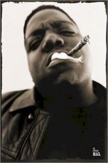 NOTORIOUS BIG Poster Hip Hop SMOKE Biggie Smalls B.I.G. Rap Smoking 