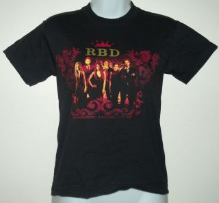 Youth Size Med T shirt RBD Tour 2006 100% Cotton Black or White 60% 