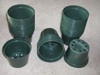   HEAVY DUTY PLASTIC FLOWER POTS for SEED STARTING/GARDE​NING SUPPLIES