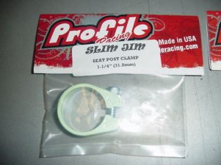 profile slim jim seat post clamp new 1 1 4 31 8mm mint  10 