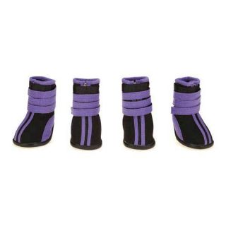   Zoey High Top Neoprene Insulated Dog Boots Shoes Ultra Violet Purple
