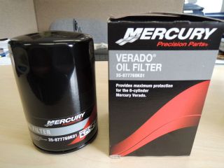 mercury verado outboard oil filter 35 877769k01 200 300hp time