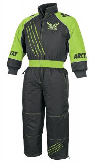 ARCTIC CAT TEAM ARCTIC ONE PIECE YOUTH LIME SNOWMOBILE SUIT
