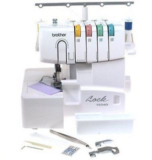 brother 1034d 3 4 lay in thread serger new one