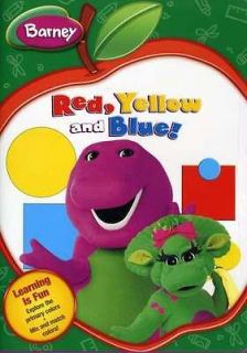 BARNEY RED, YELLOW AND BLUE [BACK TO SCHOOL PACKAGING] [DVD NEW]