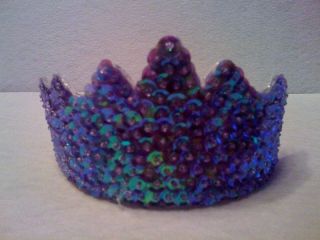 handmade rapunzel lilac princess tiara new