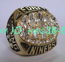 1994 NFL San Francisco 49ers Young Super Bowl Championship Champions 