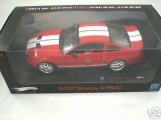 HOT WHEELS ELITE 2007 FORD MUSTANG GT500 1/18 RED