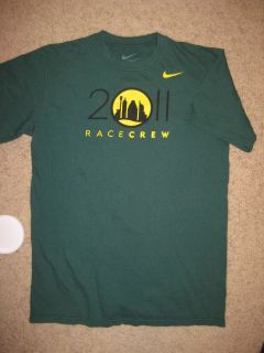   Race Crew tshirt (Small) RARE Green   2011 Marathon cycling shirt