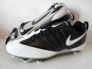 New Mens Nike Vapor Strike D Football Cleats Size 12.5 Black/White