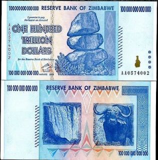 Coins & Paper Money  Paper Money World  Africa  Zimbabwe