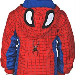 kd176 13 boys spiderman jacket trousers costume 6t 7t