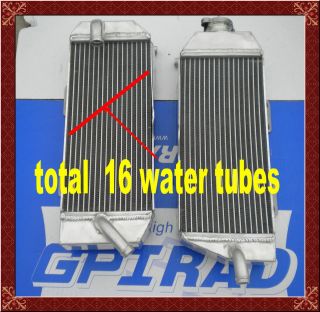 GPI Racing 16 water tubes radiator yamaha yzf450 yz450f wrf450 2007 