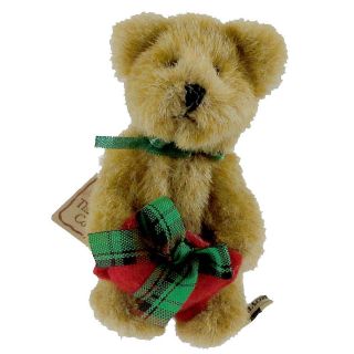 Boyds Bears Plush MINI BEAR WITH PRESENT 5672091 Christmas New