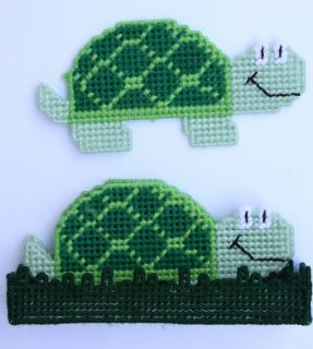 turtle coaster set plastic canvas pattern  3