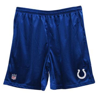 indianapolis colts reebok blue coaches mesh shorts l one day