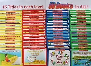 60 scholastic little leveled learn to read new lot set