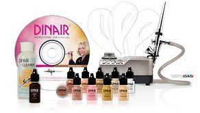 Dinair Airbrush Makeup PERSONAL   PRO EDITION KIT   8 colors   NEW